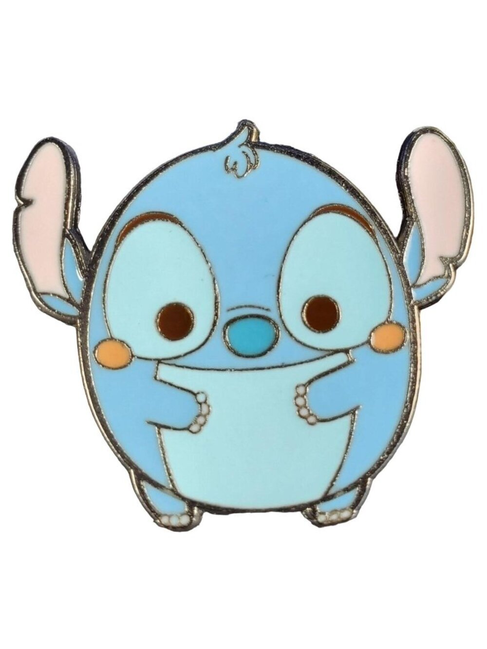 Disney Stitch Egg Trading Pin Chubby Tsum Tsum Hong Kong Lapel Pin Badge Brooch